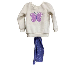 Pekkle Butterfly Sweater Outfit Set Leggings Bundle🦋 24 months